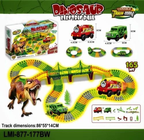 Dinosaur Electric Rail Adventure – Roaring Train Set for Kids!