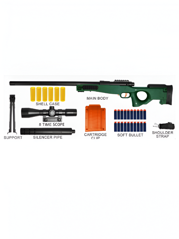 AWM Soft Dart Sniper Gun – High Accuracy Toy Blaster