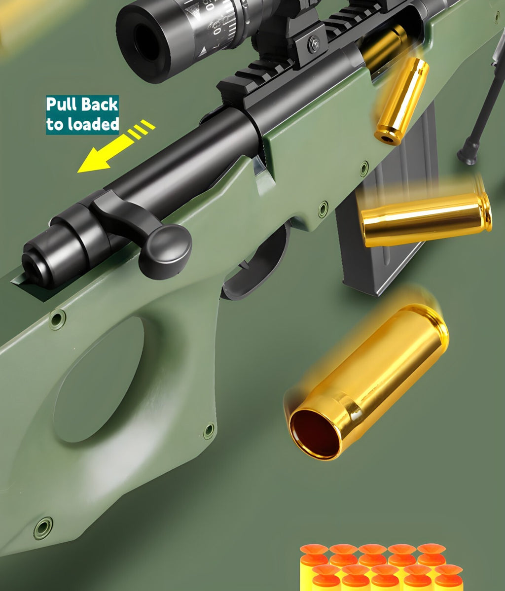AWM Soft Dart Sniper Gun – High Accuracy Toy Blaster