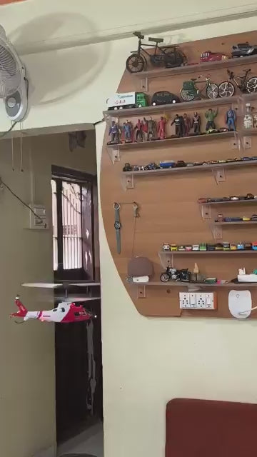 Syma S111G RC Helicopter – 3‑Channel Remote Control Toy with Gyro, LED Lights & USB Charge