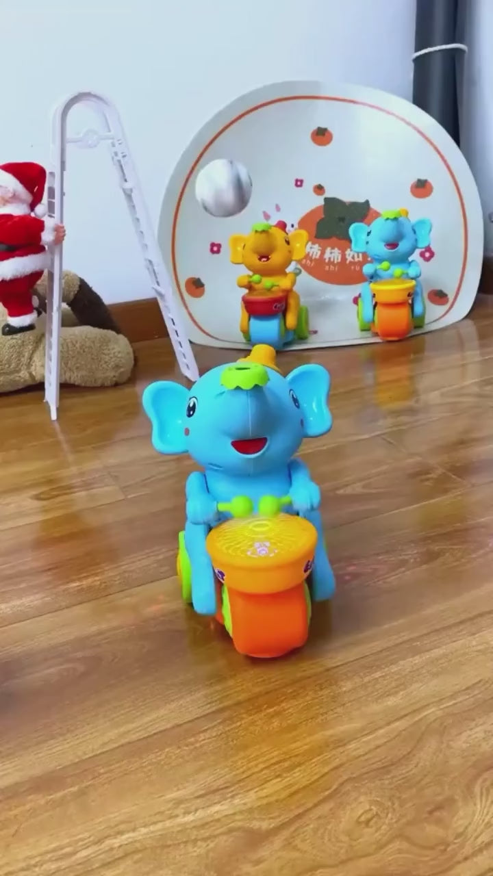 Musician Elephants Toy – Interactive Singing & Dancing Plush Animal